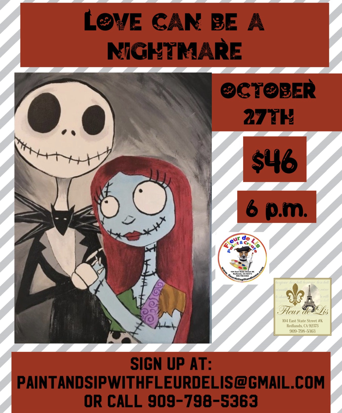 Love Can Be a Nightmare October 27th 6 p.m.