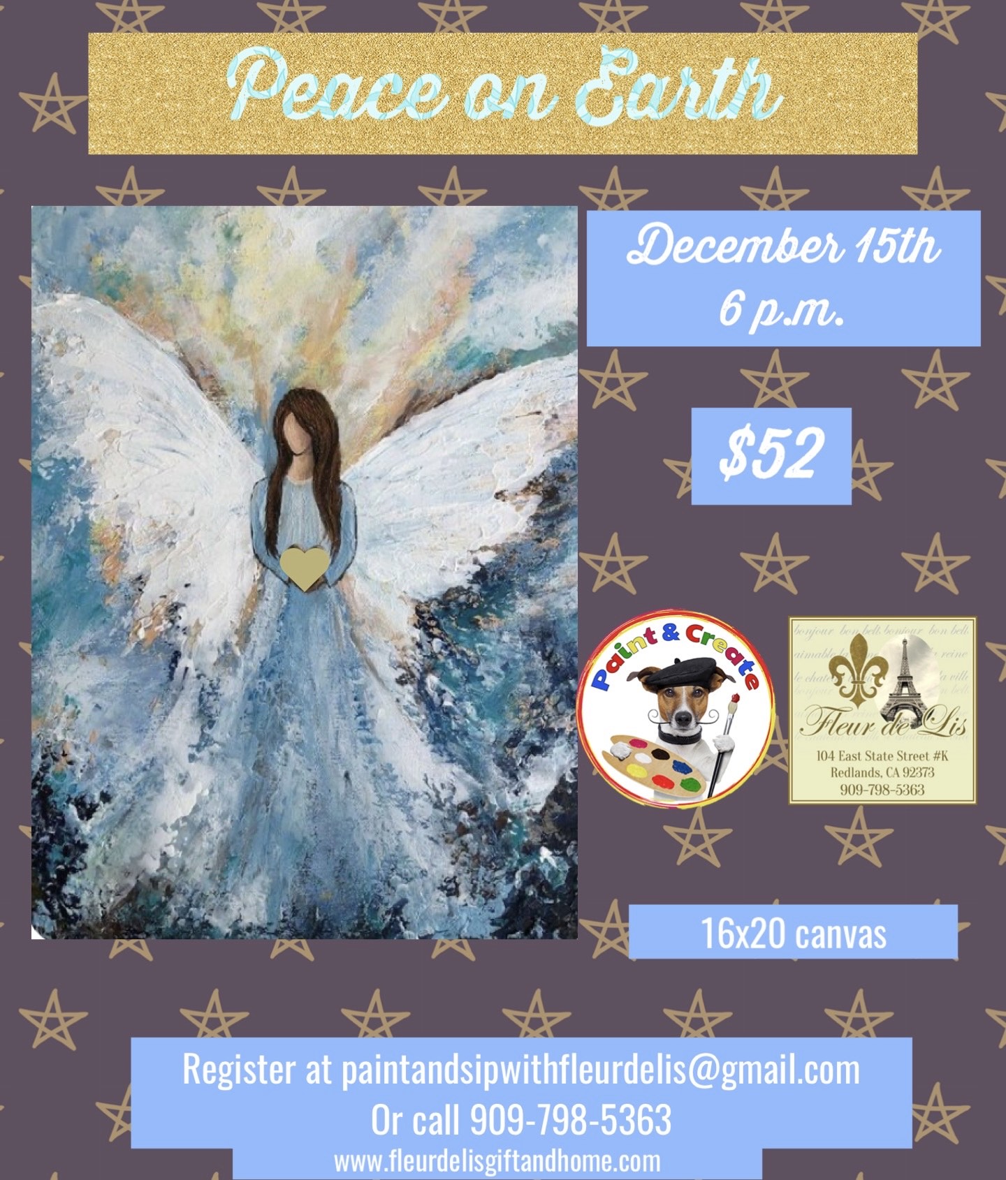 Peace on Earth December 15th 6 p.m.